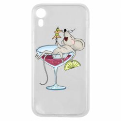 Чохол для iPhone XR Щур в бокалі - PrintSalon