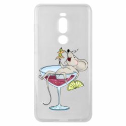 Чохол для Meizu Note 8 Щур в бокалі - PrintSalon