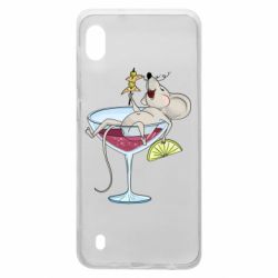 Чохол для Samsung A10 Щур в бокалі - PrintSalon