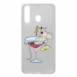 Чохол для Samsung A60 Щур в бокалі - PrintSalon
