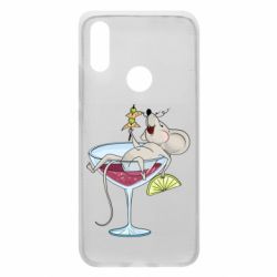 Чохол для Xiaomi Redmi 7 Щур в бокалі - PrintSalon