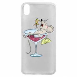 Чохол для Xiaomi Redmi 7A Щур в бокалі - PrintSalon