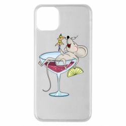 Чохол для iPhone 11 Pro Max Щур в бокалі - PrintSalon