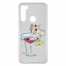 Чохол для Xiaomi Redmi Note 8 Щур в бокалі - PrintSalon