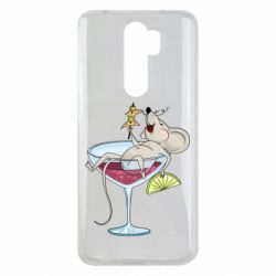 Чохол для Xiaomi Redmi Note 8 Pro Щур в бокалі - PrintSalon