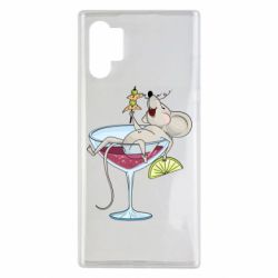 Чохол для Samsung Note 10 Plus Щур в бокалі - PrintSalon