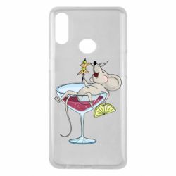 Чохол для Samsung A10s Щур в бокалі - PrintSalon