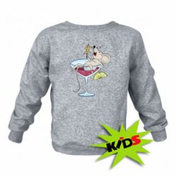 Дитячий світшот Щур в бокалі - PrintSalon