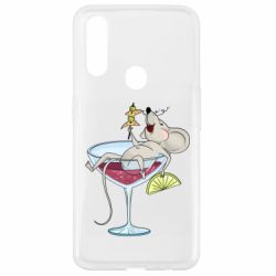 Чохол для Oppo A31 Щур в бокалі - PrintSalon