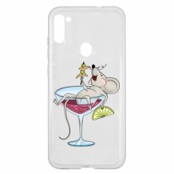Чохол для Samsung A11 / M11 Щур в бокалі - PrintSalon