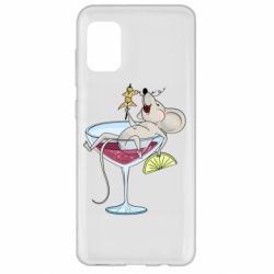 Чохол для Samsung A31 Щур в бокалі - PrintSalon