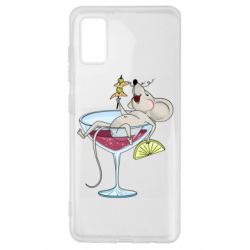 Чохол для Samsung A41 Щур в бокалі - PrintSalon