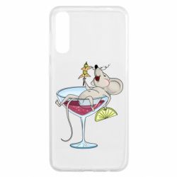 Чохол для Samsung A50 Щур в бокалі - PrintSalon