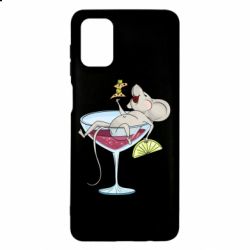 Чохол для Samsung M51 Щур в бокалі - PrintSalon