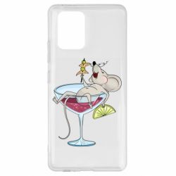 Чохол для Samsung S10 Lite Щур в бокалі - PrintSalon