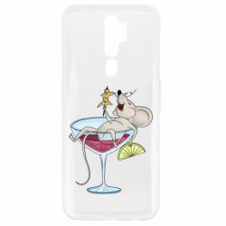 Чохол для Oppo A5/A9 2020 Щур в бокалі - PrintSalon