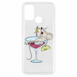 Чохол для Oppo A53 / A32 / A33Щур в бокалі - PrintSalon