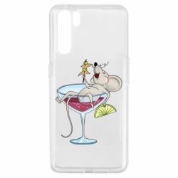 Чохол для Oppo A91 / Reno3Щур в бокалі - PrintSalon