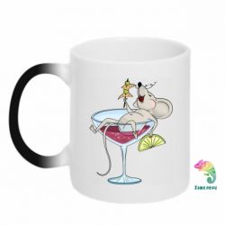 Чашка-хамелеон Щур в бокалі