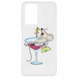 Чохол для Xiaomi Redmi Note 10 Pro Щур в бокалі