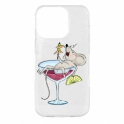 Чохол для iPhone 14 Pro Щур в бокалі - PrintSalon