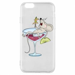 Чохол для iPhone 6/6S Щур в бокалі - PrintSalon