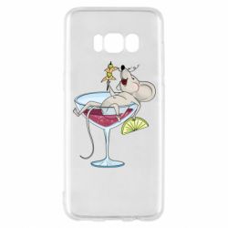 Чохол для Samsung S8 Щур в бокалі - PrintSalon