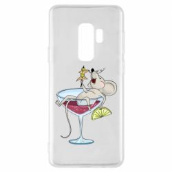 Чохол для Samsung S9+ Щур в бокалі - PrintSalon
