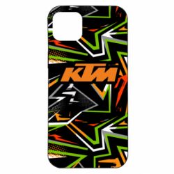 Чохол для iPhone 14 Plus KTM orange logo - PrintSalon