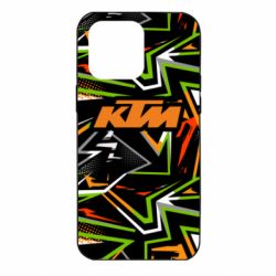 Чохол для iPhone 14 Pro Max KTM orange logo - PrintSalon
