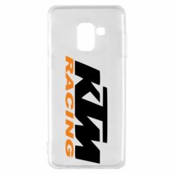 Чехол для Samsung A8 2018 KTM Racing-PrintSalon Чехол для Samsung A8 2018 KTM Racing