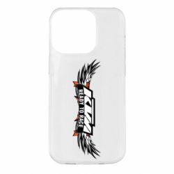 Чехол для iPhone 14 Pro Ktm Ready to Race Wings - PrintSalon