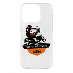 Чехол для iPhone 14 Pro KTM Sportmotorcycle Art - PrintSalon