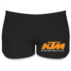 Женские шорты KTM Sportmotorcycles - PrintSalon