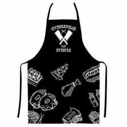 Фартух з 3D принтом Кулінарний хуліган і їжа