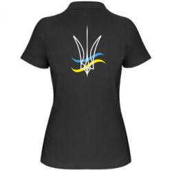 Женское поло Кумедний герб України - PrintSalon