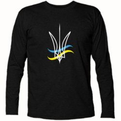 Футболка с длинным рукавом Кумедний герб України - PrintSalon