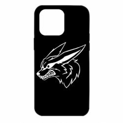 Чехол для iPhone 14 Pro Max Kurama line art - PrintSalon
