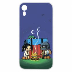 Чехол для iPhone XR Куринный обед в пабе - PrintSalon