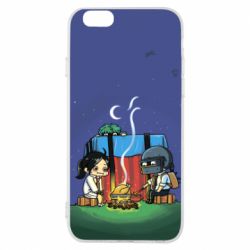 Чехол для iPhone 6/6S Куринный обед в пабе - PrintSalon