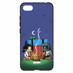 Чехол для Xiaomi Redmi 6A Куринный обед в пабе