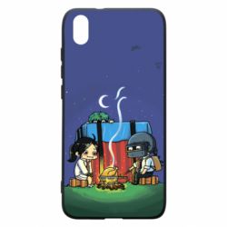 Чехол для Xiaomi Redmi 7A Куринный обед в пабе - PrintSalon