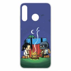 Чехол для Huawei P30 Lite Куринный обед в пабе - PrintSalon