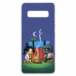 Чехол для Samsung S10+ Куринный обед в пабе - PrintSalon