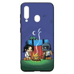 Чехол для Samsung A60 Куринный обед в пабе - PrintSalon