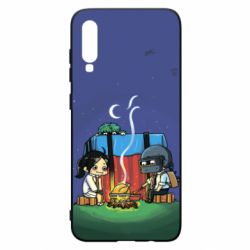 Чехол для Samsung A70 Куринный обед в пабе - PrintSalon