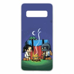 Чехол для Samsung S10 Куринный обед в пабе - PrintSalon