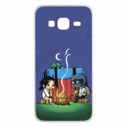 Чехол для Samsung J3 2016 Куринный обед в пабе - PrintSalon