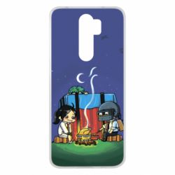 Чехол для Xiaomi Redmi Note 8 Pro Куринный обед в пабе - PrintSalon