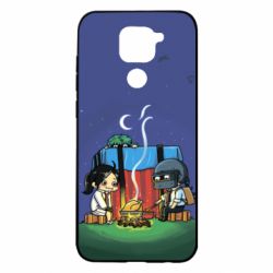 Чехол для Xiaomi Redmi Note 9/Redmi 10X Куринный обед в пабе - PrintSalon